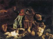 Eugene Delacroix, The Bark of Dante